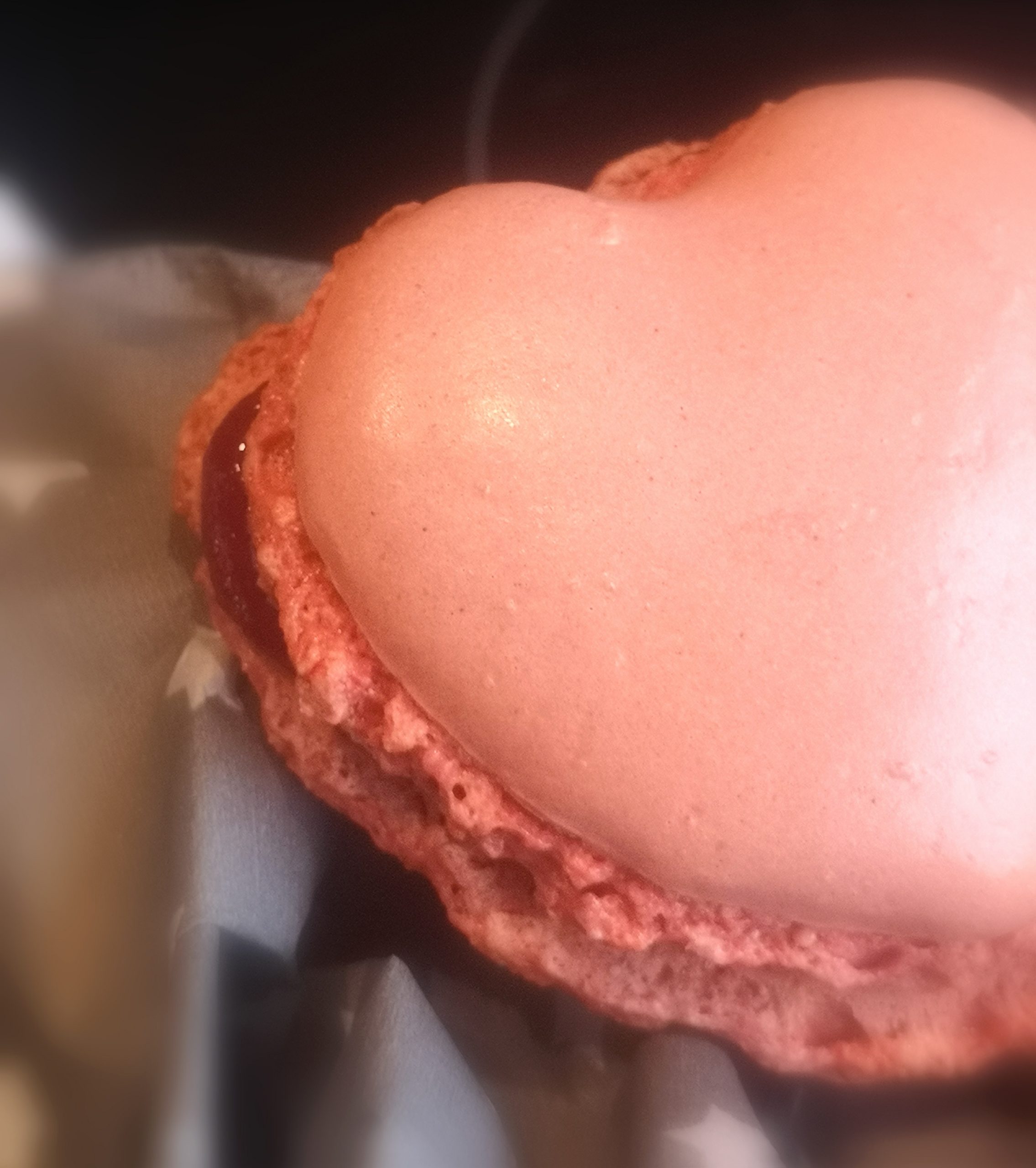 Des macarons cœurs pour mon amoureux(se)
